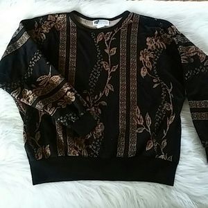 Black metallic Sweater